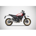 ZARD Low Mounted Special Edition Slip-on Exhaust for Ducati Scrambler Desert Sled ZARD Low Mounted Special Edition Slip-on Exhaust for Ducati Scrambler Desert Sled